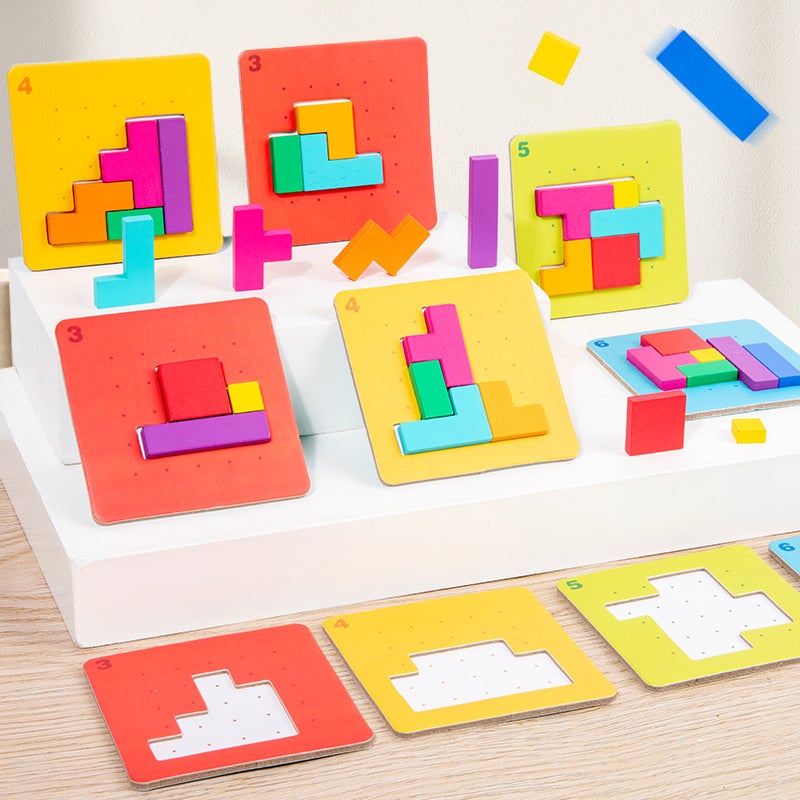 Tiktok-Style Quick Battle Puzzle Parent-Child Two-Player Focus Battle Building Block Educational Thinking Training Toy - Image 3